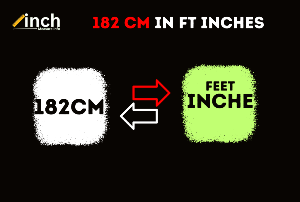 182 cm in ft inches