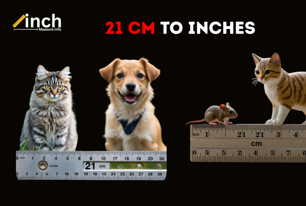 21 cm to Inches