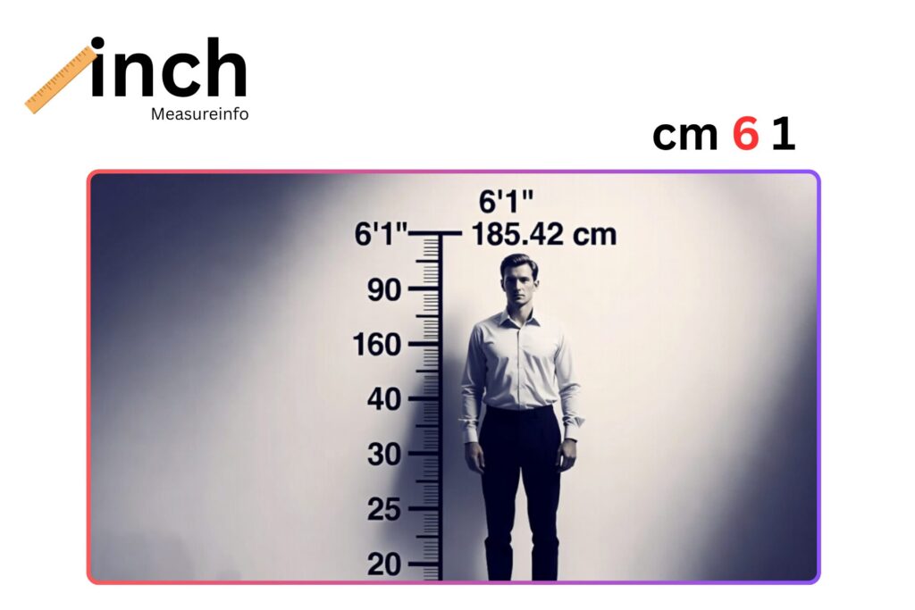 6’1″ in CM: Exact Conversion, Height Insights & More (185.42 cm) cm 6 1