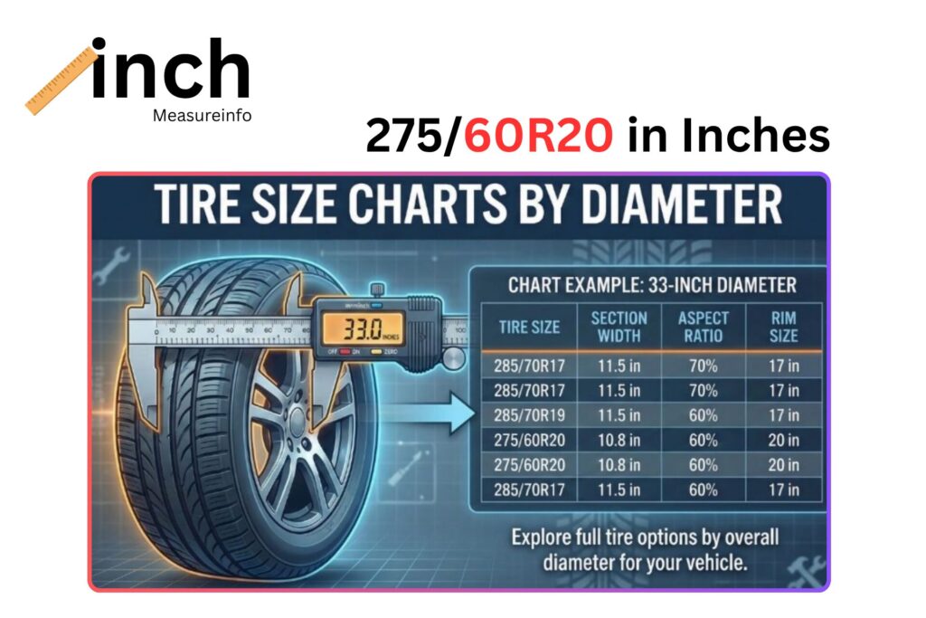 275/60R20 in Inches: Complete Tire Size Conversion & Specs (2026 Guide) 275/60r20 in inches