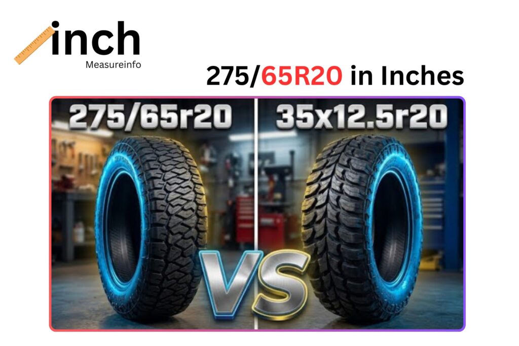275/65R20 in Inches